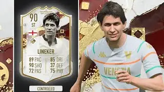 WORLD CUP ICON LINEKER SBC PLAYER REVIEW - FIFA 23