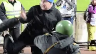 Шинник - Спартак (Москва), 1/16 Кубка Росии 30.10.2013. То, с чего начались беспорядки.