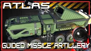 [SPACE ENGINEERS] Drone Guided Missile System - Atlas A-50 CINEMATIC