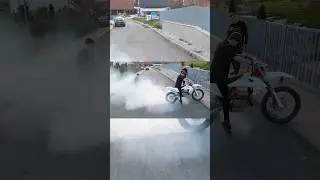 Scream & Shout 🔥 DIRTBIKE Burnout 💨 #enduro #ktm #burnout #wheelie