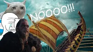 The fall of Longship - Valheim Gameplay