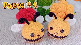 🤩ABEJITA 🐝TEJIDA A CROCHET 🤩¡¡TE VAZ ENAMORAR HACERLA CON LO FÁCIL QUE ES 🤩¡¡TE ANIMARÍAS🐝