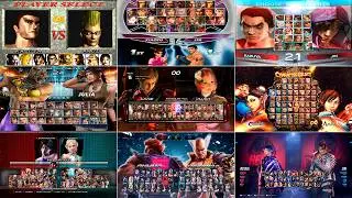 Tekken: Select Screen Evolution (1994-2026)
