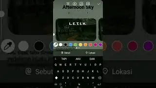 Tutorial Membuat Story Typography instagram #2 |