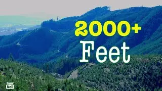 Hiking a 2000 FOOT TALL MOUNTAIN to the Summit!!