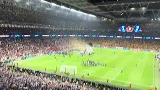 Real Madrid Players Celebrating The Champions League Final Winning 2024