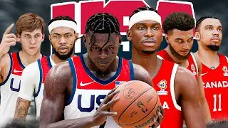 Anthony Edwards Mamba Mentality! Team USA VS Team Canada!