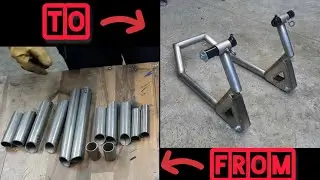 Homemade Paddock Stand | Motorcycle Stand