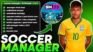 MOD MENU SOCCER MANAGER 2025 UPDATED V1.2.1 SPOTLIGHT PLAYER MANAGER LEVEL MAX