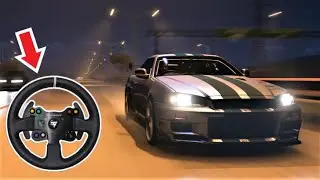Paul Walker Nissan Skyline  - Forza Horizon 5 | Thrustmaster gameplay
