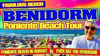 Poniente Beach To Old Town In Benidorm FANTASTIC Beach Views
