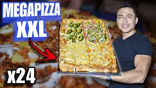 EL RETO de MEGAPIZZA XXL que NADIE HA LOGRADO 🍕 | **Pizza GIGANTE Para 6 Personas 🇲🇽🔥