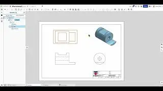 OnShape - Worksheet 1 Working Drawing