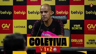 COLETIVA COM O TÉCNICO PEPA (SPORT 1X2 OPERÁRIO)