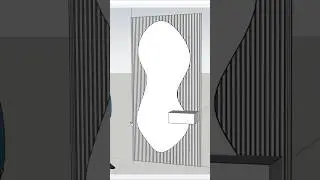 Sketchup tutorial: 😯 Smoothly! Mirror Curve Line in SketchUp 