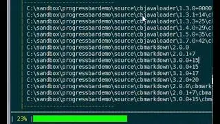 CommandBox 4 2.0 Progress Bar Demo