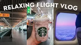 Flying to Finland from Schiphol airport | Silent travel vlog