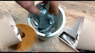 Плавка алюминия в муфельной печи Plavka.pro ПМ-1