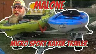 Malone Microsport Kayak trailer build for Bonafide SS127
