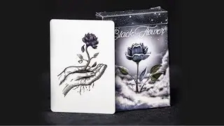 Black Flower Playing Cards by Jack Nobile - AssoKappa