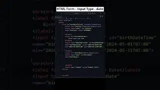 Mastering HTML Input Type: Date with Example - A Step-by-Step Guide! 
