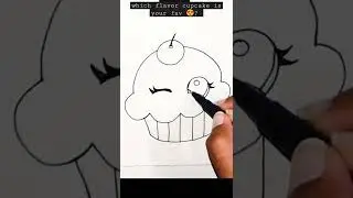 cuppy cakes 😋🤗|| #cupcake #art #youtube #easytricks #doodle