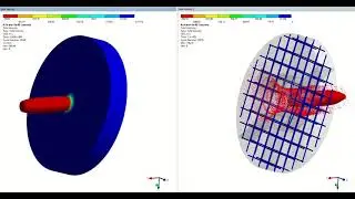 Bomb (Kinetic Energy Penetrator) Vs Reinforced Concrete and Steel Bars # Armor Piercing simulation