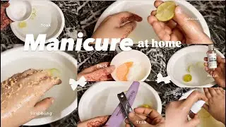 Easy Manicure at Home | Step-by-Step Beginner Friendly | Clean & Soft Hands 