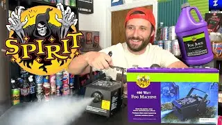 Spirit Halloween Fog Machine Unboxing and Set up