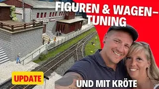 Der Brocken belebt sich mit Menschen & Wagonumbau /Modellbau/ LGB Gartenbahn Modelleisenbahn #162