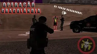 BOPE FAZENDO OPERAÇÃO NA CRACOLÂNDIA | GTA MTA RP (servidor BR RP)