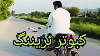 Kaboter training flying on motorcycle
