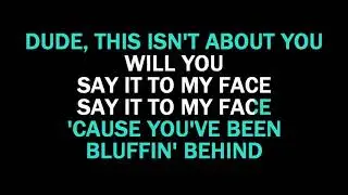 Say It To My Face Karaoke Madison Beer