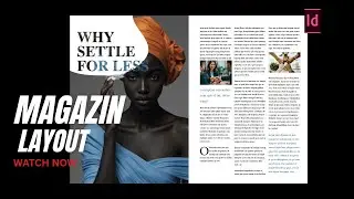 Easy Magazine Layout in InDesign | Step-by-Step Tutorial. Episode 1