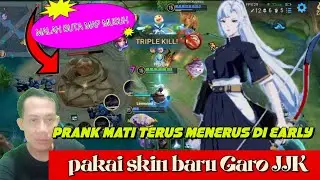 PRANK MATI TERUS DI EARLY PAKAI SKIN GARO JJK , MUSUH MALAH BUTA MAP #phipenk #honorofkings