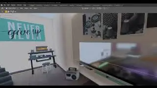 Blender 3d - Teenager Missy Room