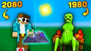 Minecraft apríly DŘÍV vs DNES