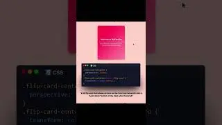 Mover Flip Card In HTML CSS 