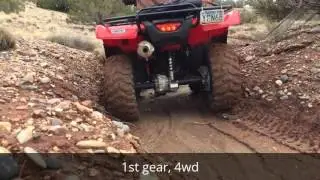 Vid #54 - 4x4 action with '16 Honda Rancher 4x4 DCT EPS, 1-2-16