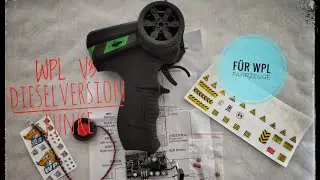 Unboxing: WPL V3 Dieselversion Funksteuerung 4 in 1 für Wpl Fahrzeuge Deutsch FullHd 1080