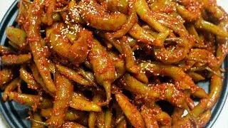 끓이지 않고 쉽게 무르지 않고 짜지 않은 풋고추장아찌 3일만에 담그는 법