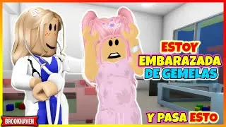 ESTOY EMBARAZADA DE GEMELAS Y PASA ESTO 😱 Roblox Brookhaven rp Mini Pelicula (Historia de roblox)