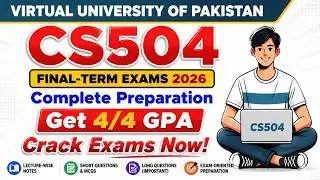 CS504 Final Term Preparation 2025 | CS504 Final Term Paper 2025 | By The Merciful Academy