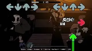 FNF - Midnight Hunger (Ft. Horror Sans) (CANCELLED BUILD) - Time Flies