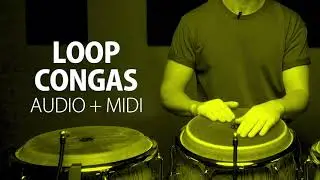 Loop Congas Bolero | Audio + Midi | BPM 90 | GRATIS | MEGA