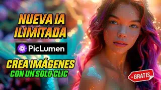 CREA imágenes increíbles GRATIS con IA | Tutorial PicLumen AI🚀