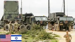 US Army in Israel. The MIM-104 Patriot surface-to-air missile system in action.