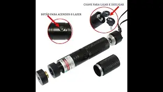 Laser Pointer Verde Longo Alcance Ultra Forte Recarregável