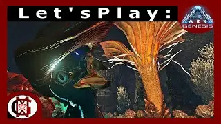 Ep. 15 THE LUNAR BIOME AND FEATHERLIGHT TAMING/BREEDING! Let's Play: Ark Genesis