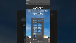 Change Sky in Photoshop - Quick Tutorial! #Shorts #advancedphotoshop #photoshopedit #graphicdesign